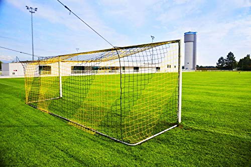 Netsportique Fussballtornetz Stadion PRO - 7,50 x 2,50 x 2 x 2m - 4mm - PP - wetterfest - knotenlos