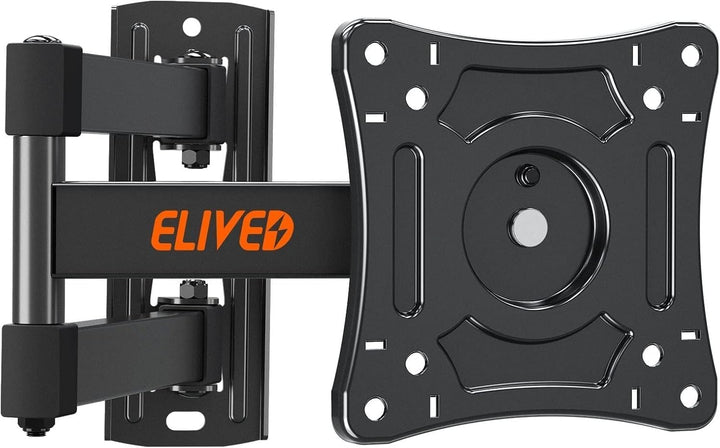 ELIVED Monitor Wandhalterung Schwenkbar Neigbar für die meisten 14-30 Zoll Bildschirme bis 15kg, Max