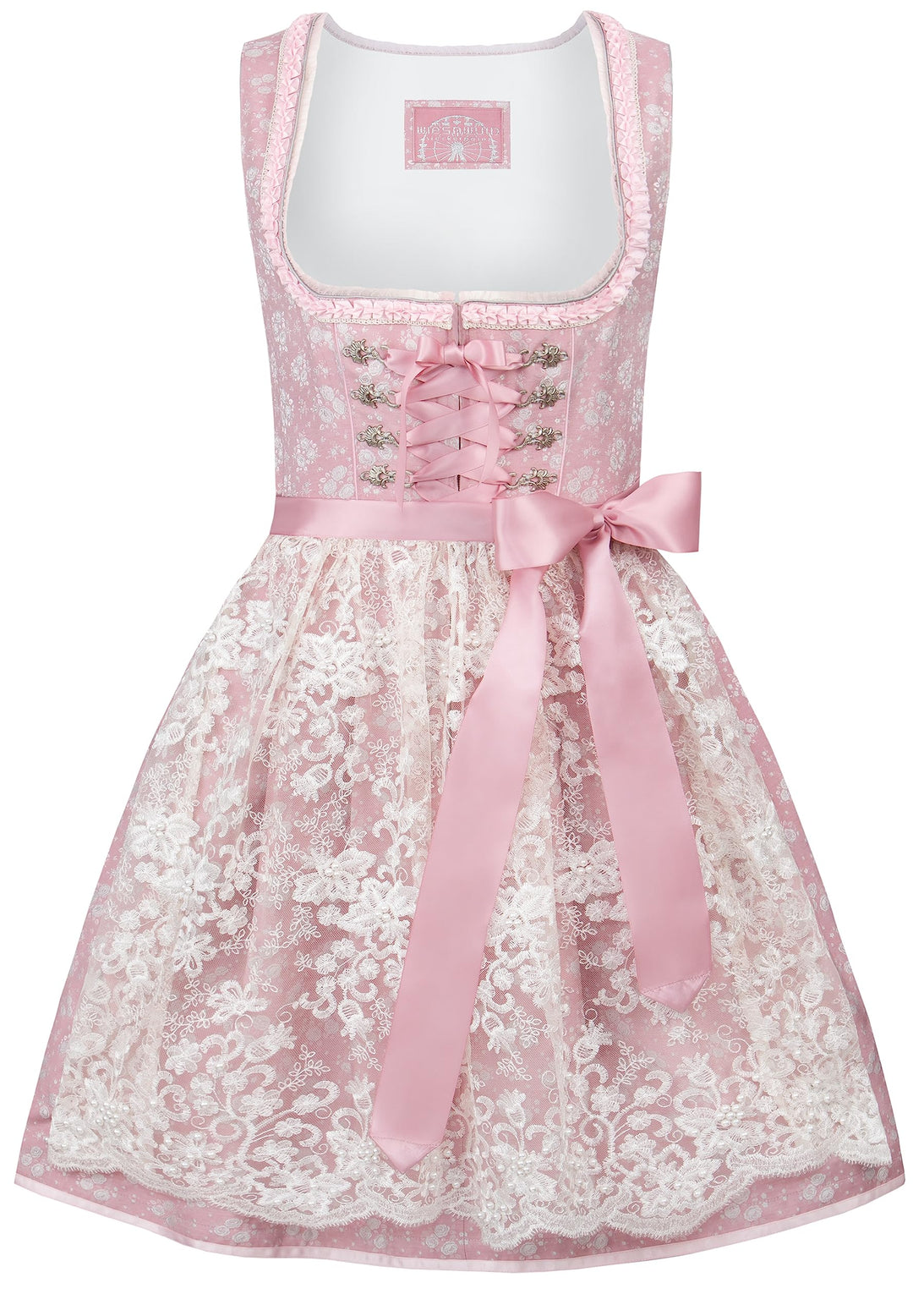 Stockerpoint Damen Dirndl Cindy Kleid für besondere Anlässe 36 Rosa, 36 Rosa