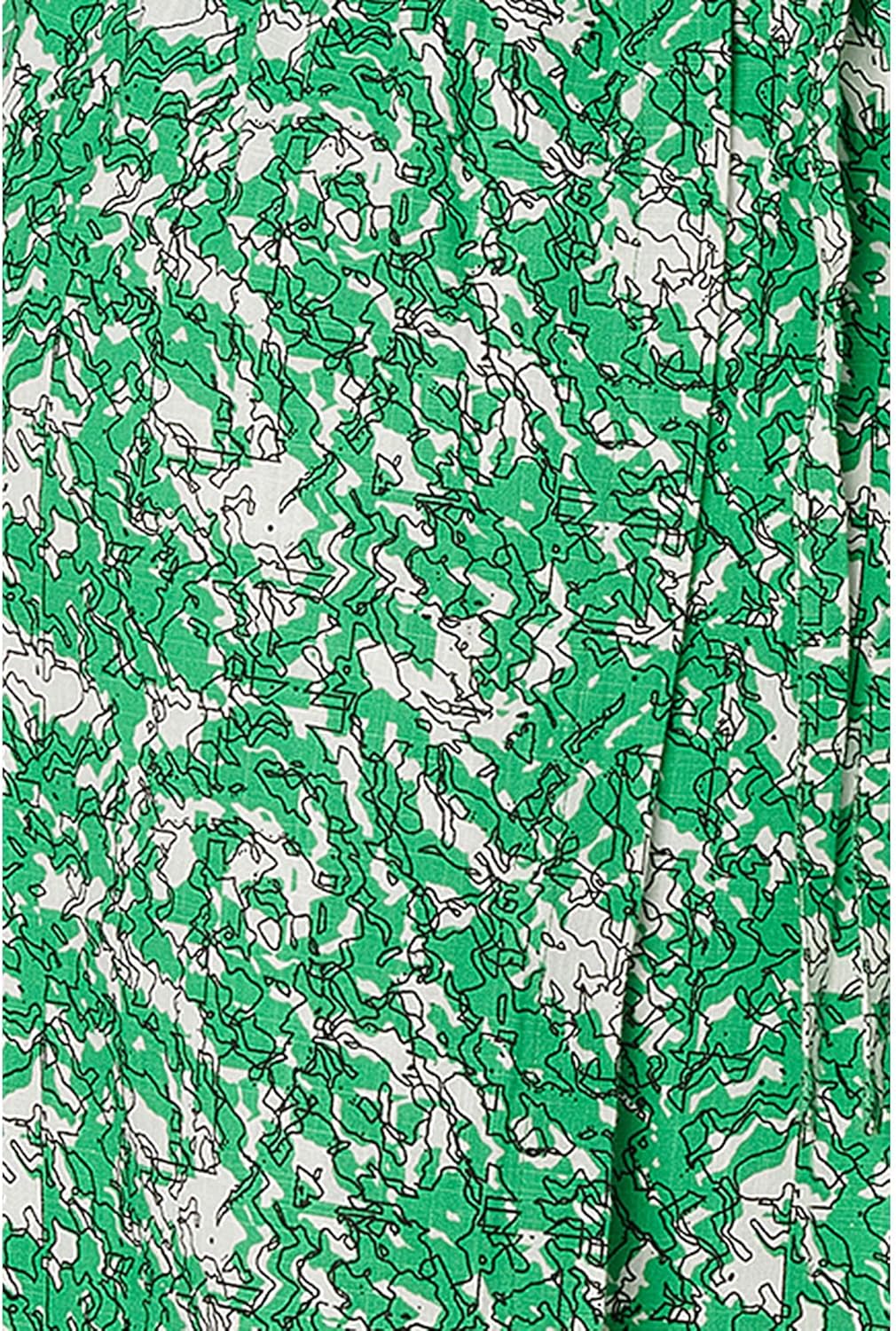 ESPRIT Maternity Damen Dress Woven Nursing Short Sleeve Allover Print Kleid S Grün Glänzend - 330, S