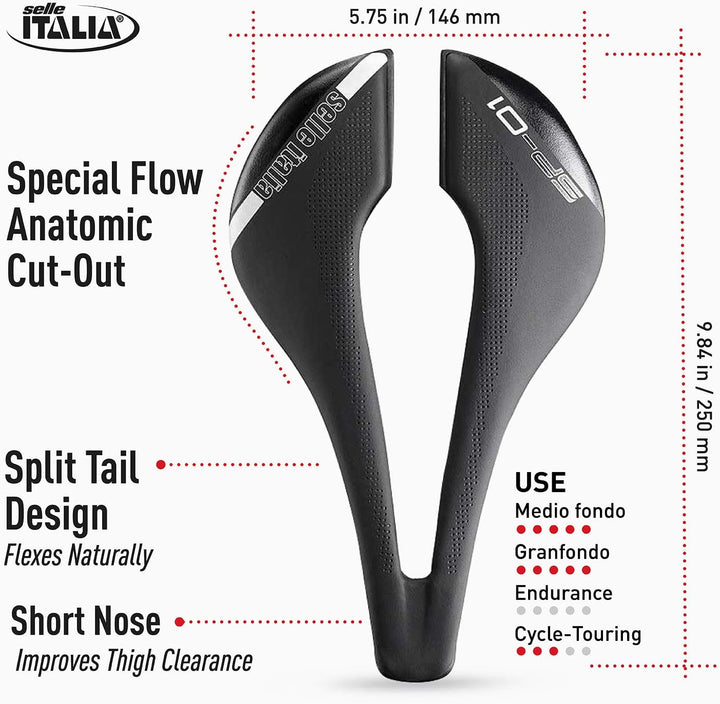 Selle Italia Unisex – Erwachsene Sp01 Boost Ti316 Sf Sättel Einheitsgrösse Mehrfarbig, Einheitsgröss