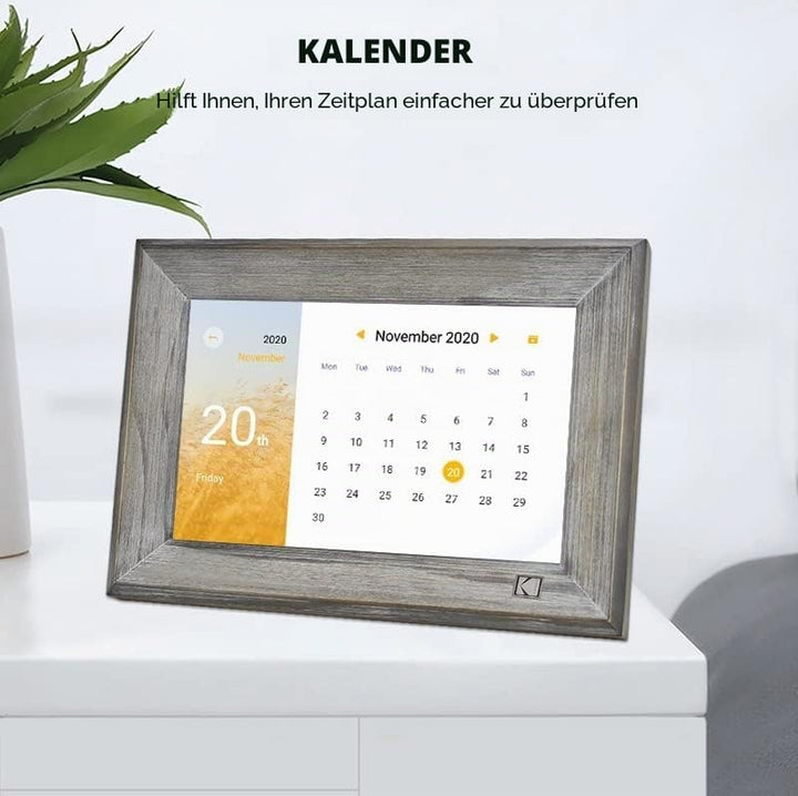 KODAK RCF-1013W Digitaler Bilderrahmen WiFi 10 Zoll IPS Touchscreen Grau