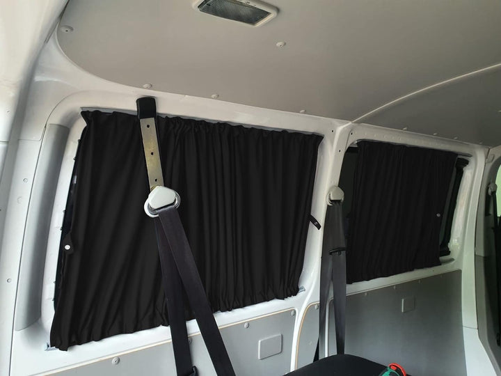 BREMER SITZBEZÜGE Mass Gardinen Vorhänge Sonnenschutz kompatibel mit VW T5 T6 T6.1 Transporter Carav