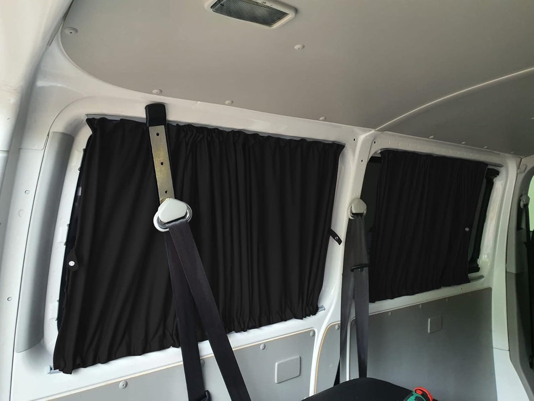 BREMER SITZBEZÜGE Mass Gardinen Vorhänge Sonnenschutz kompatibel mit VW T5 T6 T6.1 Transporter Carav