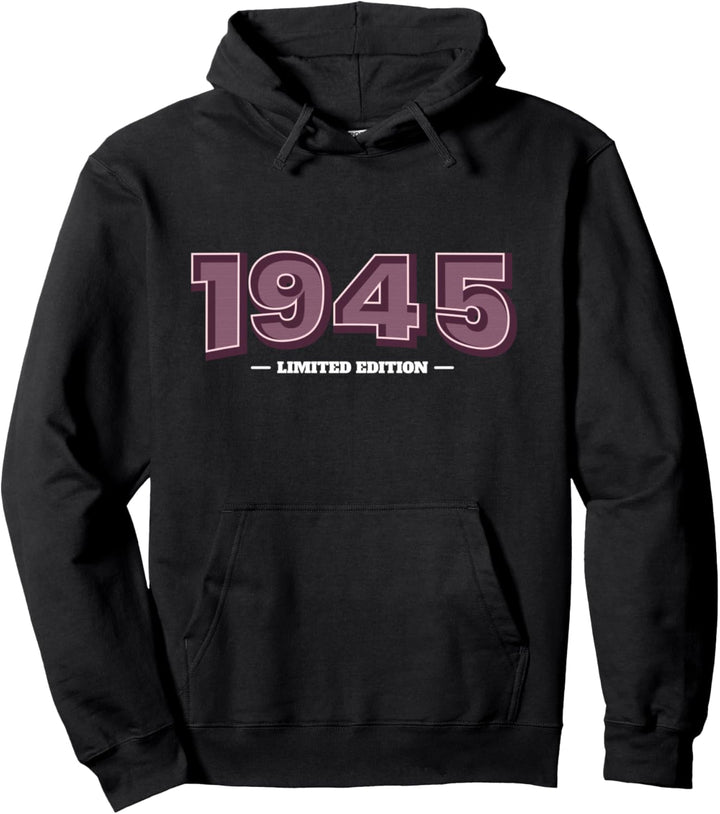 79. Geburtstag Mann Frau 79 Jahre 1945 Deko Lustig Geschenk Pullover Hoodie