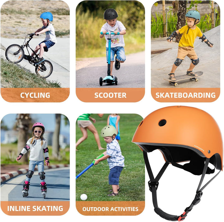KORIMEFA Kinder Fahrradhelm Kinderhelm Skaterhelm Verstellbar für 3 Jahre Junge für Fahrrad Roller S