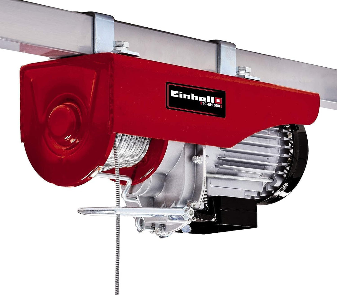 Einhell Seilhebezug TC-EH 600 (1050 W, Tragkraft ohne Umlenkrolle 300 kg auf 18 m/mit Umlenkrolle 60