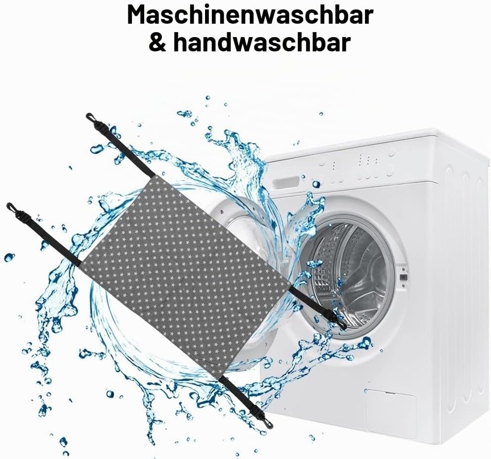 MiOYOOW Hängematte für Katzen tragbare kleine Haustierkäfig-Hängematte warmes Rattenhausbett mit ver