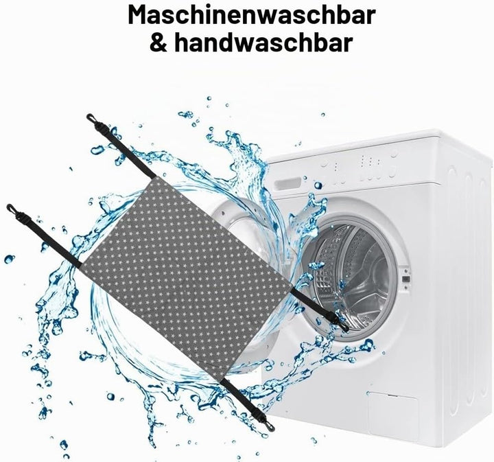 MiOYOOW Hängematte für Katzen tragbare kleine Haustierkäfig-Hängematte warmes Rattenhausbett mit ver