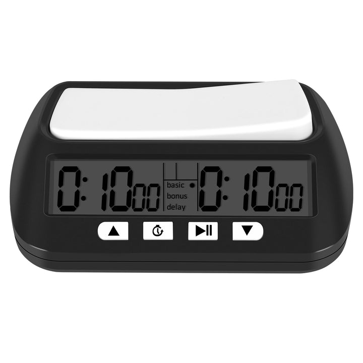 Jevina Schachuhr, Digitaler Schach-Timer und Spiel-Timer, Tragbare -Mehrzweck--Uhr Schwarz