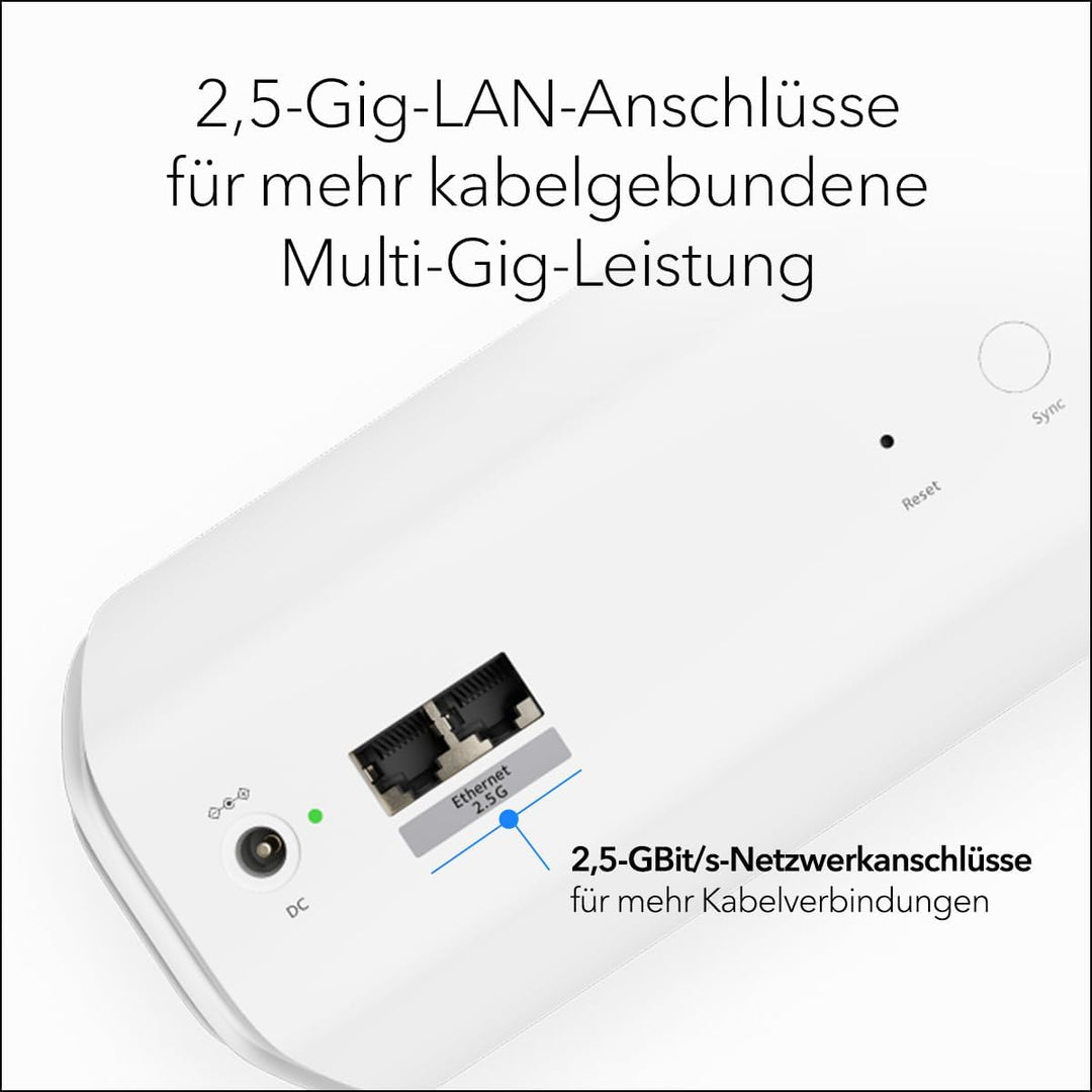 NETGEAR Orbi Serie 770 | Mesh WiFi 7 Satellit | RBE770 | Kompatibel mit Orbi Serie RBE772 und RBE773