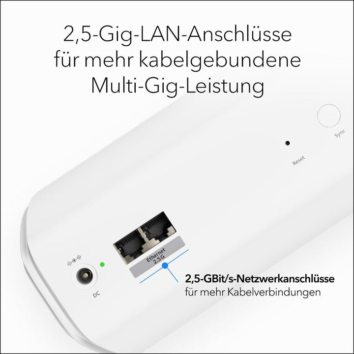 NETGEAR Orbi Serie 770 | Mesh WiFi 7 Satellit | RBE770 | Kompatibel mit Orbi Serie RBE772 und RBE773
