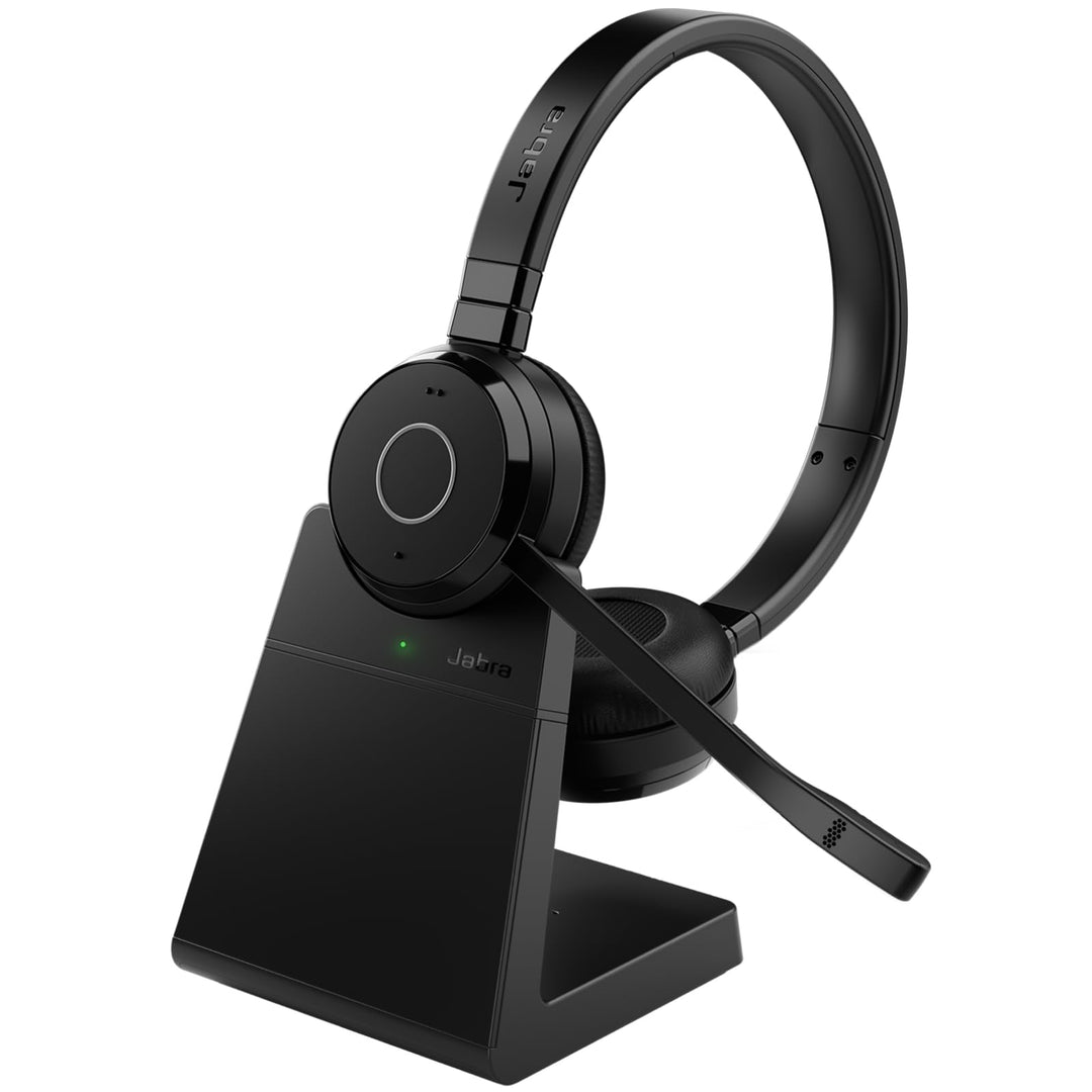 Jabra Evolve 65 TE (3. Ausgabe 2025) Kabellos Bluetooth-Stereo-Headset mit Geräuschunterdr.-Mikrofon