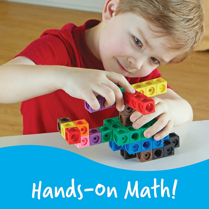 Learning Resources Big Builders für Baumeister – MathLink-Steckwürfel