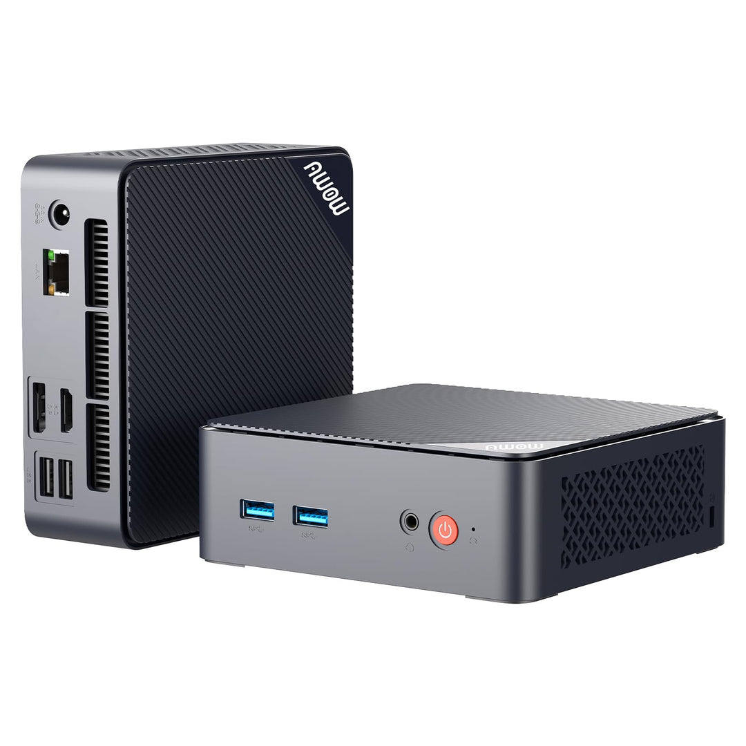 AWOW Mini PC Windows 11 Pro Intel Gen12 N100 Quad Core 3.40GHz, 16GB DDR5 4800MHz 512GB M.2 SSD Wind