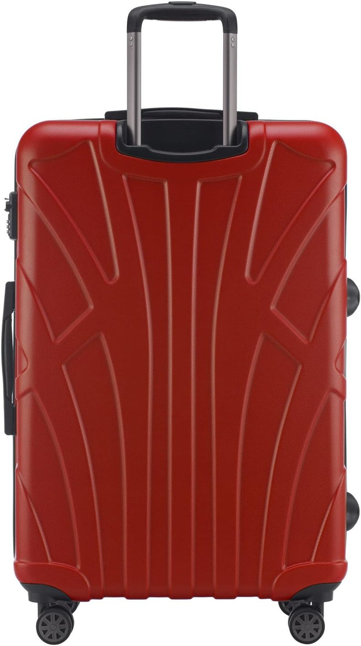 Suitline - 2er Trolley - Koffer Set Grössen Rot 2er Set M, Rot 2er Set M