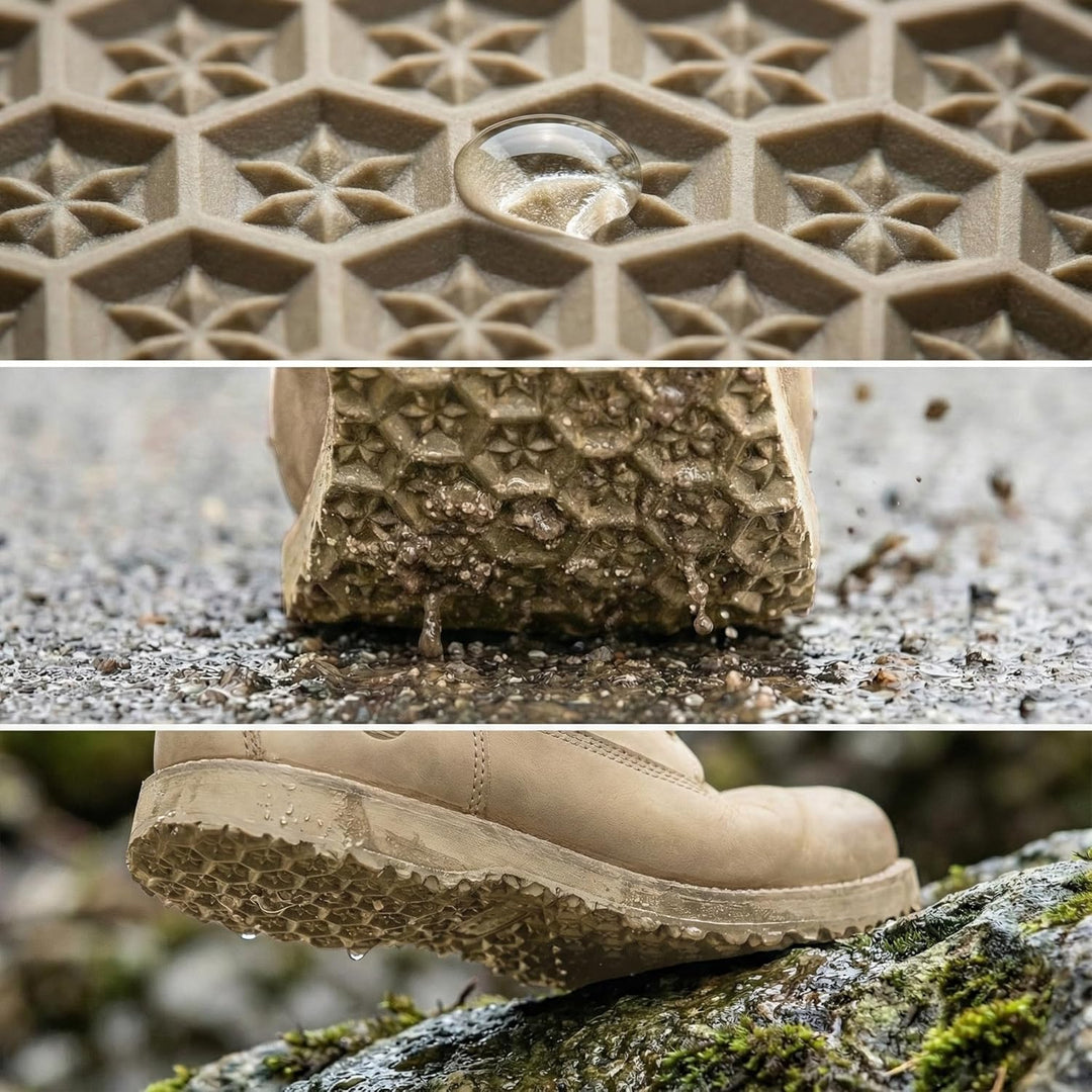 Langlauf Schuhbedarf Schuhreparatur Sohle Ivoire Star - Zellkautschuk Langsohle - Schuhsohle - Anti