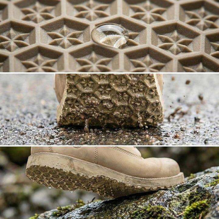 Langlauf Schuhbedarf Schuhreparatur Sohle Ivoire Star - Zellkautschuk Langsohle - Schuhsohle - Anti