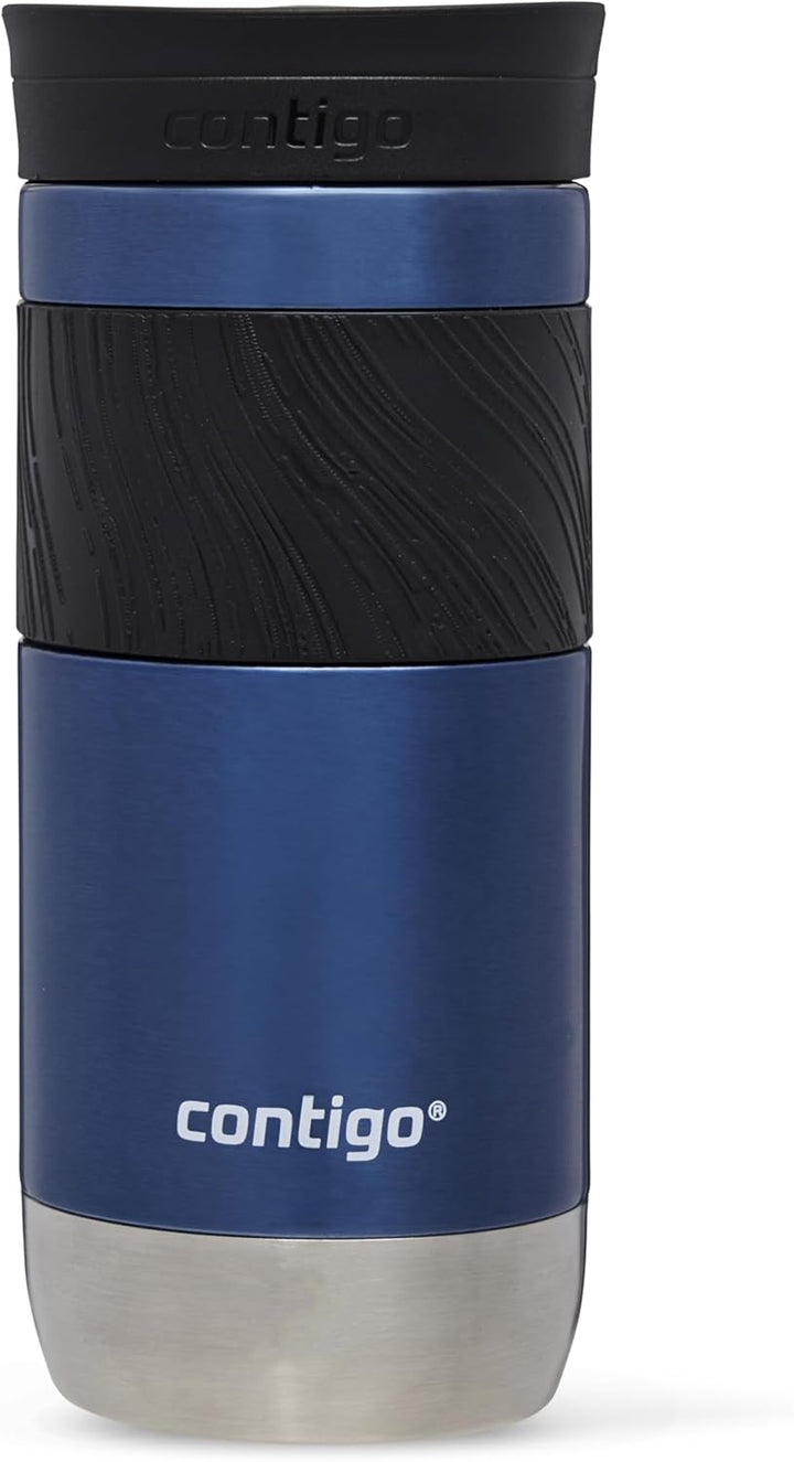 Contigo Byron 2.0 Thermobecher, Edelstahl Isolierbecher mit Snapseal Verschluss, Kaffeebecher to go,