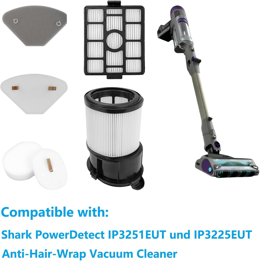 Filter Zubehör für Shark PowerDetect IP3251EUT IP3251C IP3251 IP3252 DuoClean Anti Hair Wrap Plus Ak