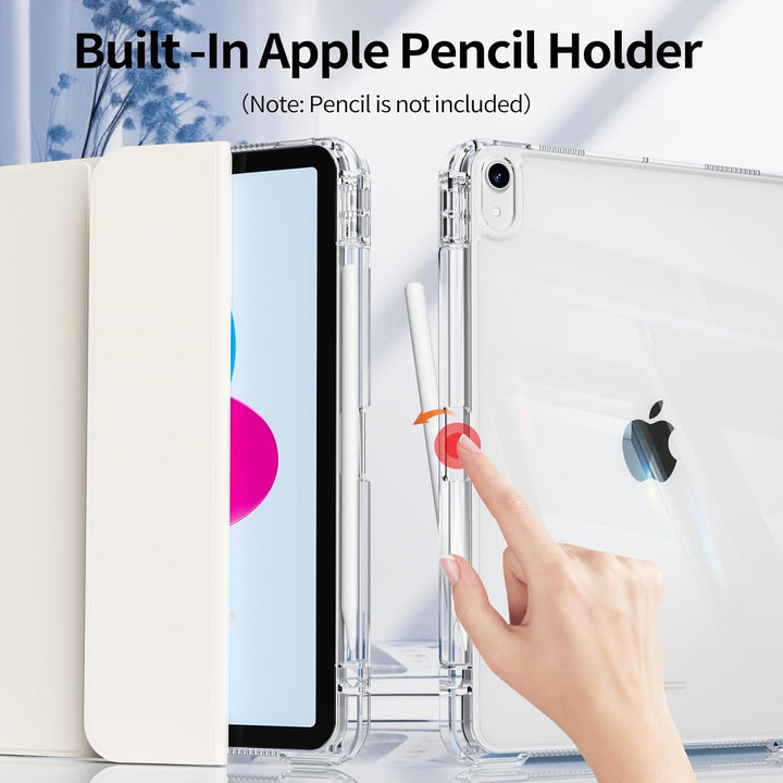 Hülle für iPad (A16) 11 Zoll (2025) & iPad 10. Generation (2022) mit Stifthalter, Stossfeste Schutzh