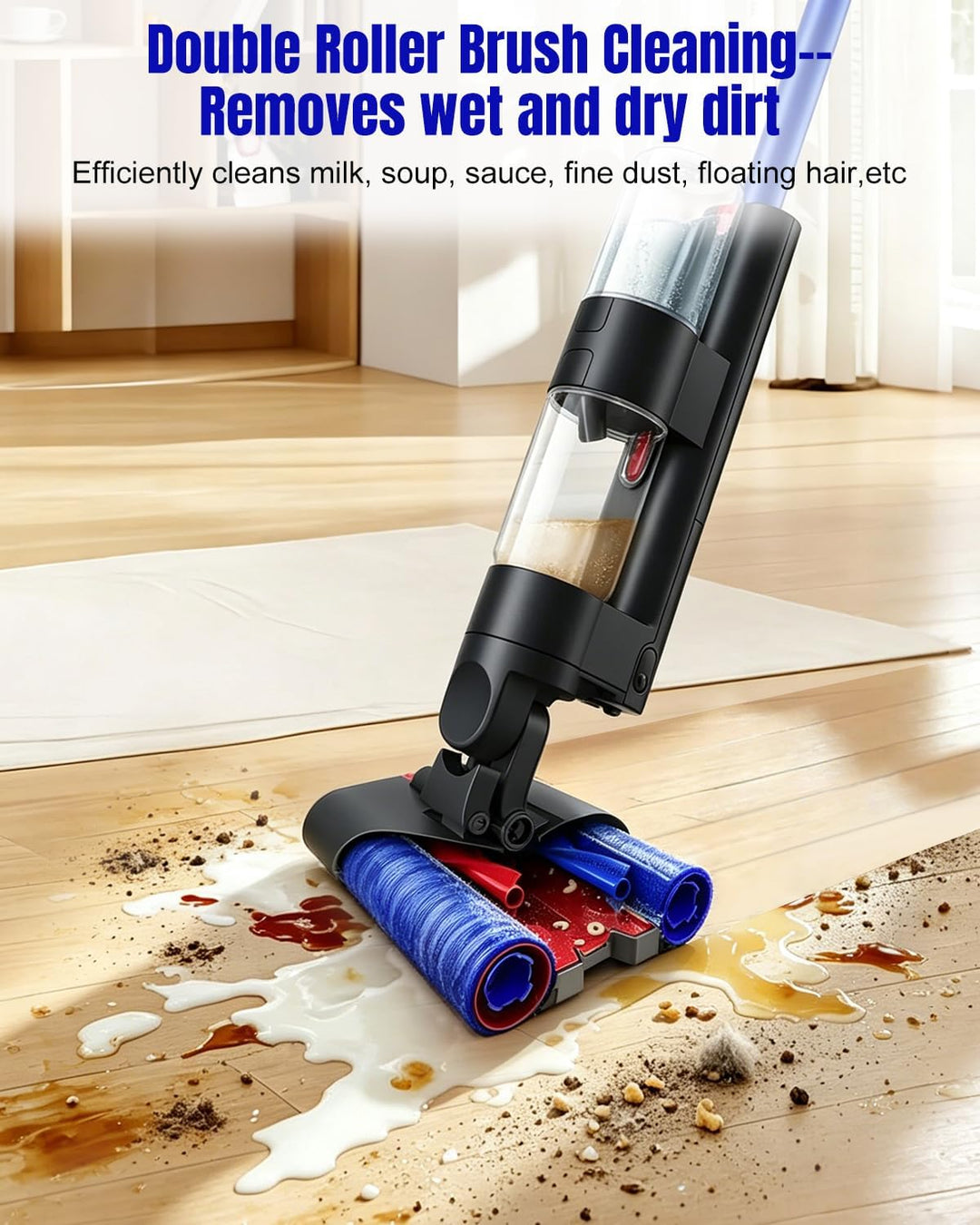 Rollenbürsten Ersatzteile für Dyson Wash G1 Nassstaubsauger, Bürstenrolle Zubehör Ersatzsets, 2 Stüc