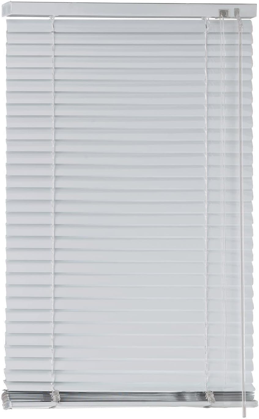 EXKLUSIV HEIMTEXTIL Aluminium Jalousie Lamellen 80 x 220 cm Weiss Weiss 80 x 220 cm, Weiss 80 x 220