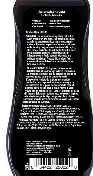 Australian Gold Dark Tanning Exotic Oil Spray, 10295, 1er Pack (1 x 0.237 l) & Moisture Lock Tan Ext