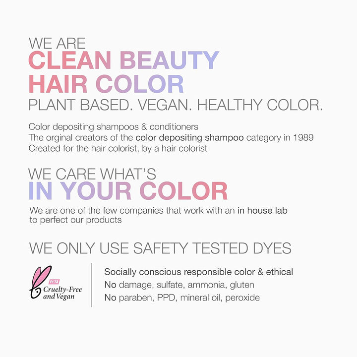 Celeb Luxury Viral Pastel Graphite Colorwash, Color Depositing Shampoo with Bondfix Bond Rebuilder,