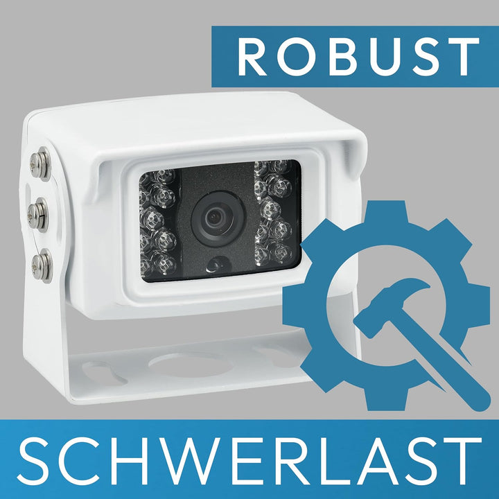 VSG24 Transit Robuste Schwerlast LKW Rückfahrkamera / einfaches Nachrüsten 12V-24V / Traktor Wohnmob