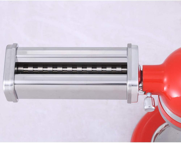 Pastaaufsatz Nudelaufsatz Küchenmaschine Mixer Edelstahl Zubehör 8 Variable Dickeneinstellungen für