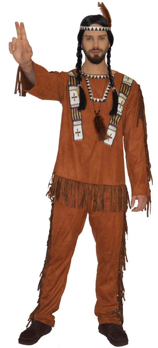 MAYLYNN Kostüm Indianerin Indianer Indianerkostüm Nodyn, Herren Grösse M M Herren, M Herren