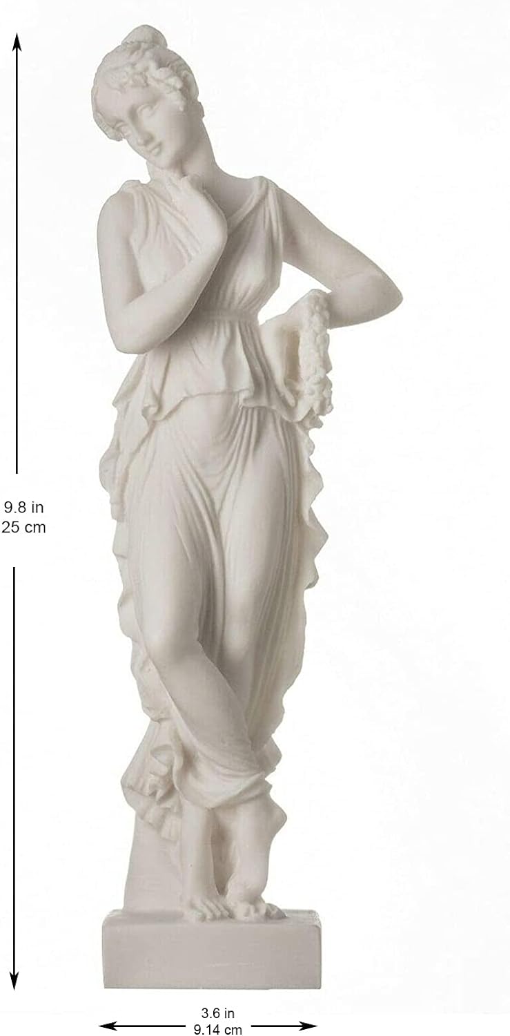 BeautifulGreekStatues Persephone Göttin der Unterwelt Frühlingszeit Blumen & Vegetation Statue 24,9