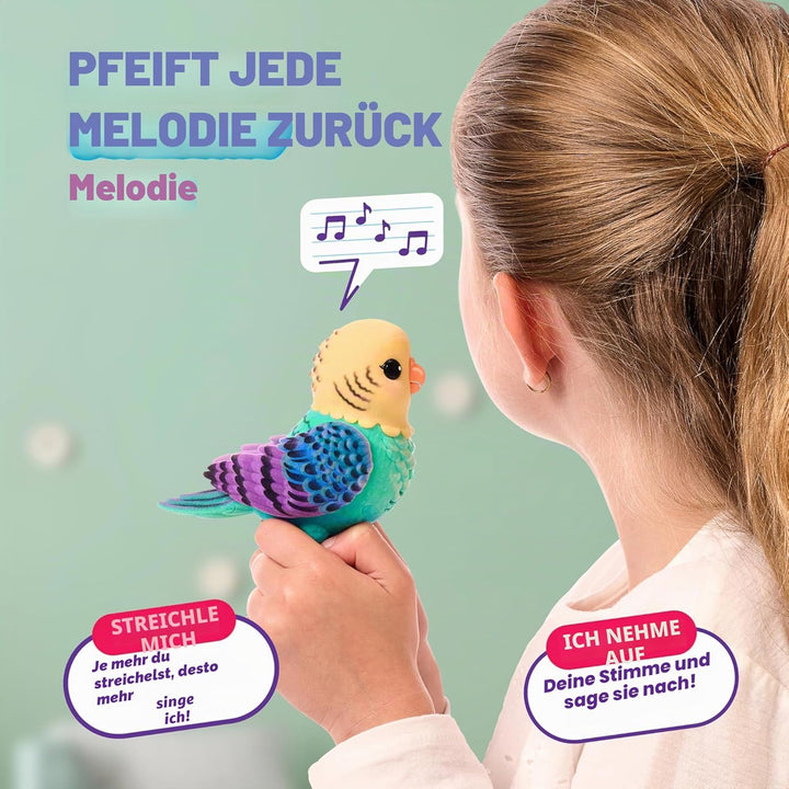 Little Live Pets My Really Real Bird & Cage – Indie, Interaktives, realistisches Vögelchen, Über 20