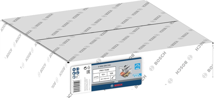 Bosch Professional 2608608Z44 Schleifband"Y580" für Edelstahl K120 40x760mm, 120, 120
