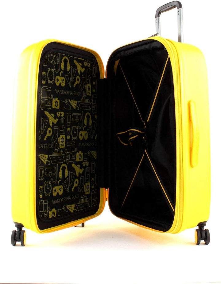 Mandarina Duck Logoduck Koffer und RollKoffer, 45x69x32/35(LxHxW) Duck Yellow, Duck Yellow