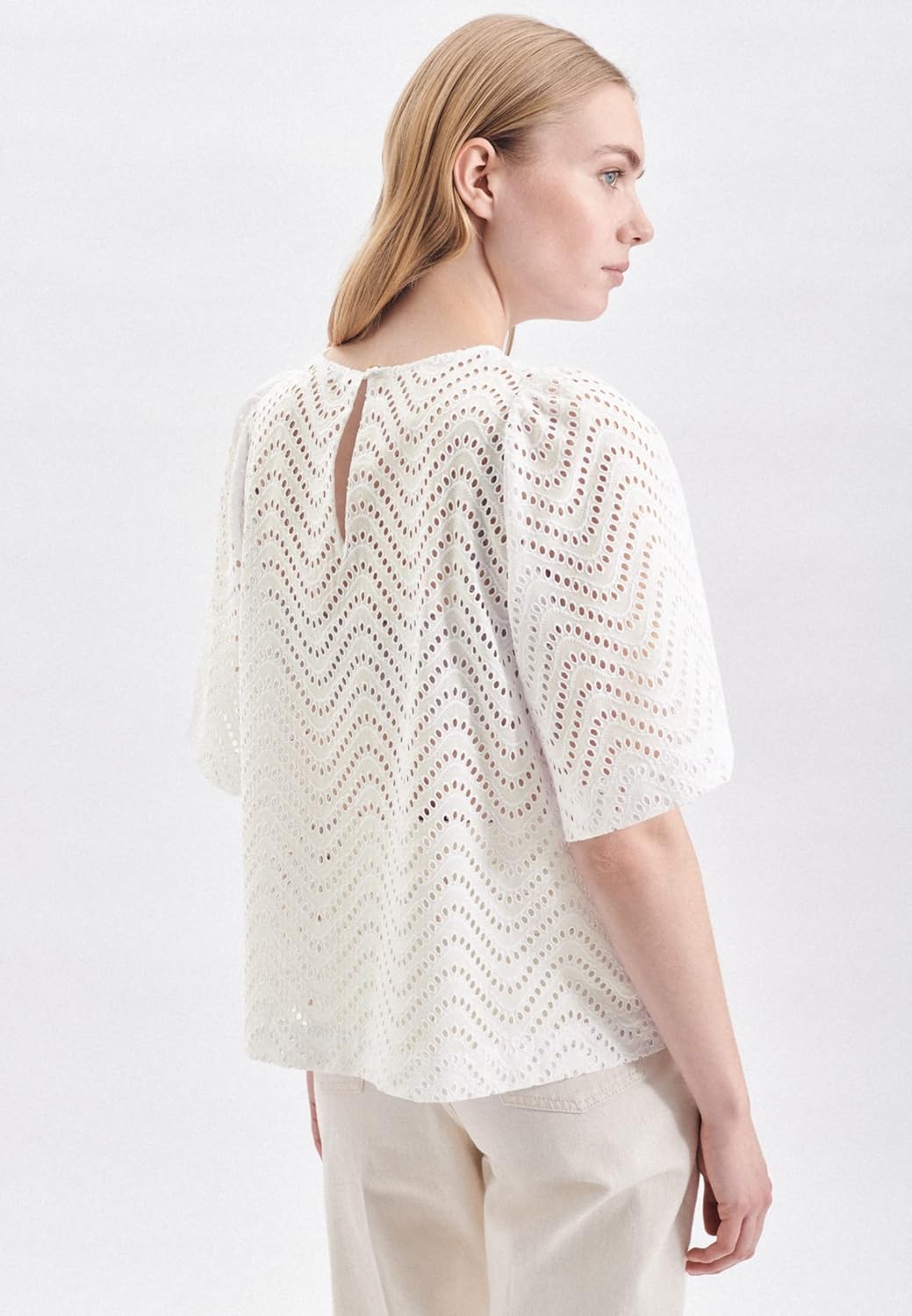 Seidensticker Damen Bluse 34 Egret, 34 Egret