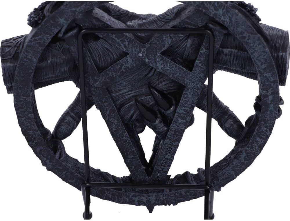 Nemesis Now, Schwarz, Hold of Baphomet, freistehend, 24,5 cm, Harz Einzelbett, Einzelbett