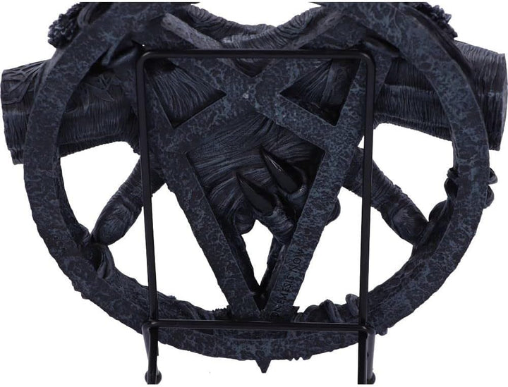 Nemesis Now, Schwarz, Hold of Baphomet, freistehend, 24,5 cm, Harz Einzelbett, Einzelbett