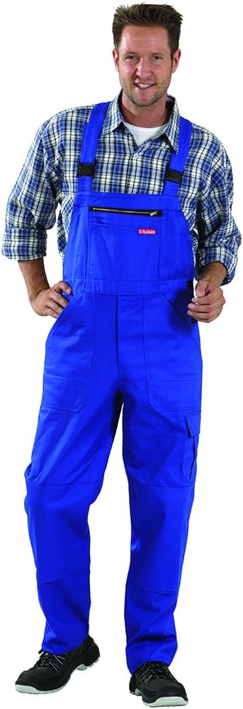 Planam Grösse 24 Herren BW 290 Cargo-Latzhose Kornblau Modell 0171 Kornblau 24, Kornblau 24