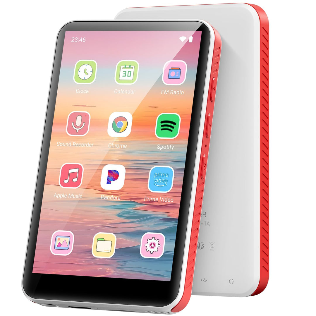 192GB MP3 Player mit Bluetooth und WiFi, tragbarer Spotify MP3-Player mit Android 13.0, RAM:4GB, Oil