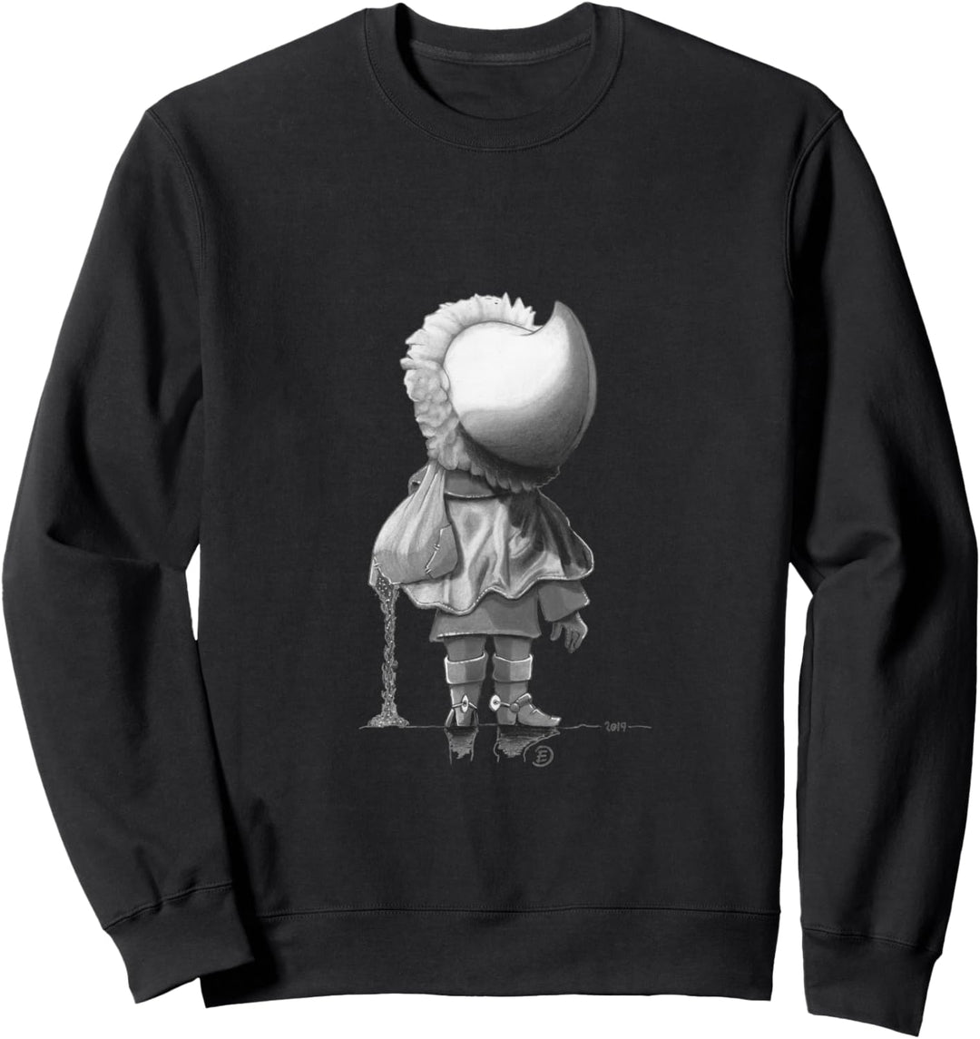 Unser Sandmännchen Schwarz Weiss Version Sweatshirt