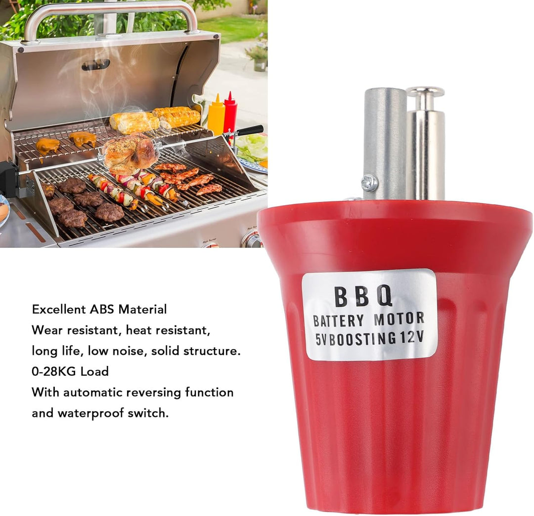Wifehelper Elektrischer BBQ Rotatormotor, 5 V Bis 12 V USB betriebener Grillmotor, ABS Material, Aus