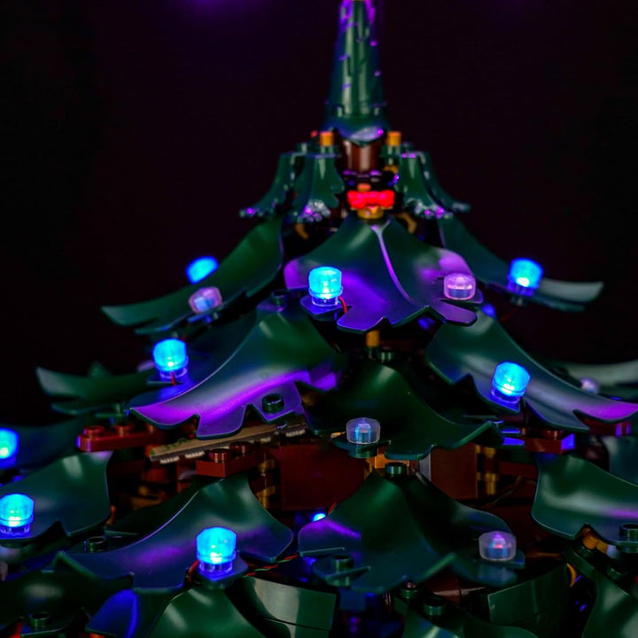 Fernbedienung Led Licht Set Kompatibel mit Lego Family Christmas Tree Decoration 41843 (Kein Modell)