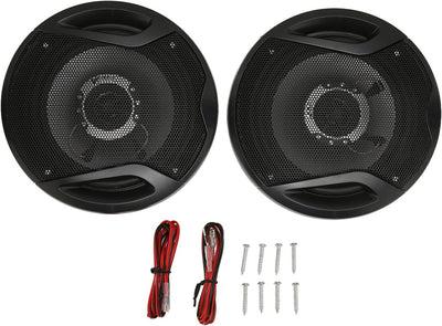 Septpenta 2 Stück Koaxial Autolautsprecher, 6 Zoll Auto Sound Lautsprecher, 400 W Ausgangsleistung,