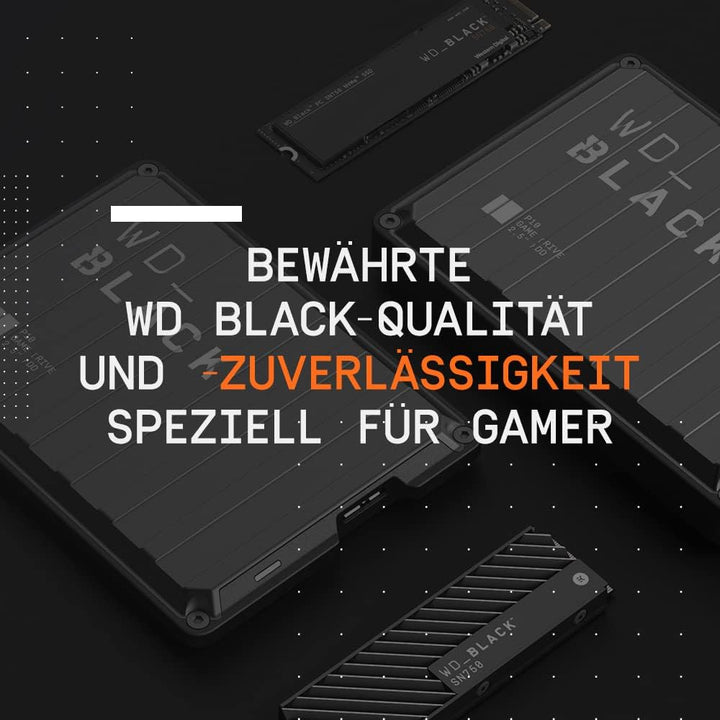 WD_BLACK P10 Game Drive for Xbox 4 TB (1 Monat Xbox Game Pass Ultimate, Übertragungsgeschwindigkeite