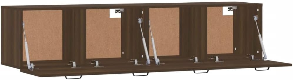 vidaXL 2X Wandschrank Hängeschrank Aufbewahrung Regal CD Schrank Bücherregal Bücherschrank Wohnzimme