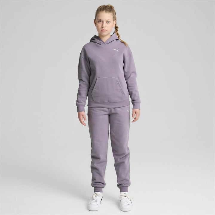 PUMA Mädchen Loungewear Suit Fl G Trainingsanzug, Pale Plum