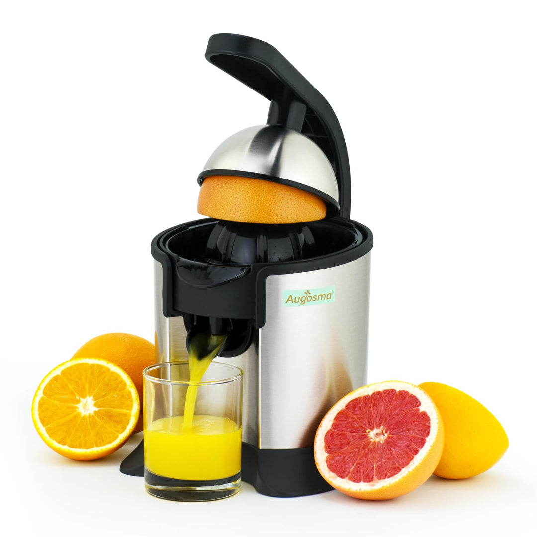 Augosma Premium Elektrischer Orangenentsafter Elektrische Zitruspresse, geeignet für Orangen, Zitron