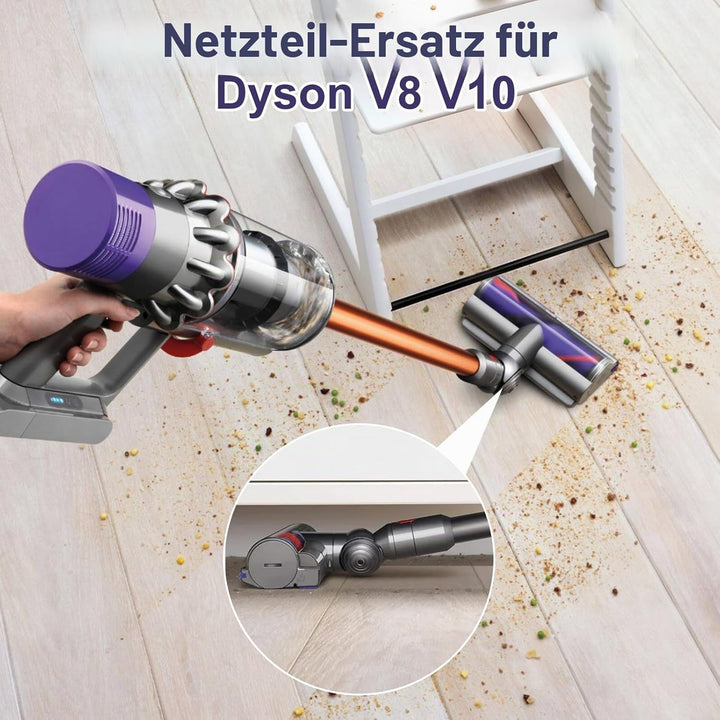 Chuancheng 50 W Direktantriebskopfanschluss für Dyson V8 V10 Staubsauger Bodenbürste Anschlusskopf E